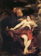 Anthony Van Dyck Susanna and  the Elders oil painting reproduction